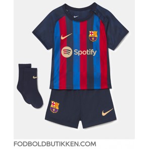 Barcelona Frenkie de Jong #21 Hjemmebanetrøje Børn 2022-23 Kortærmet (+ Korte bukser)